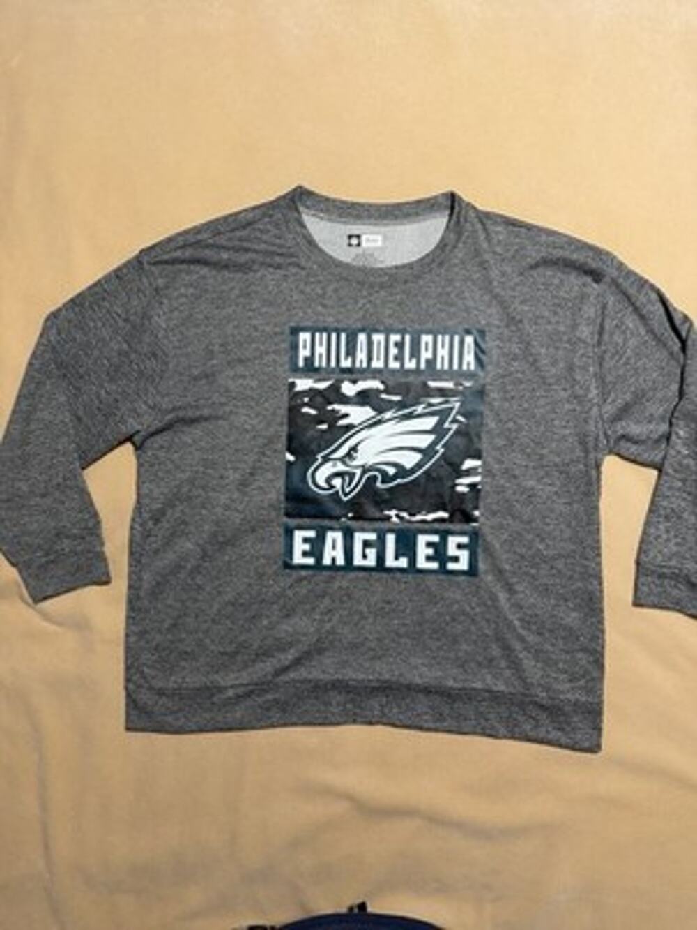 Men’s XL Philadelphia Eagles Zubaz Long Sleeve Crewneck NFL Team Philly